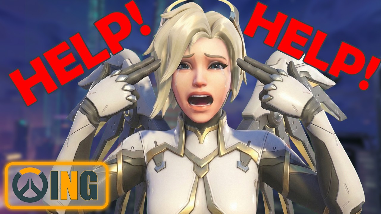 High Testosterone Man Tries Mercy and Loses it in Overwatch