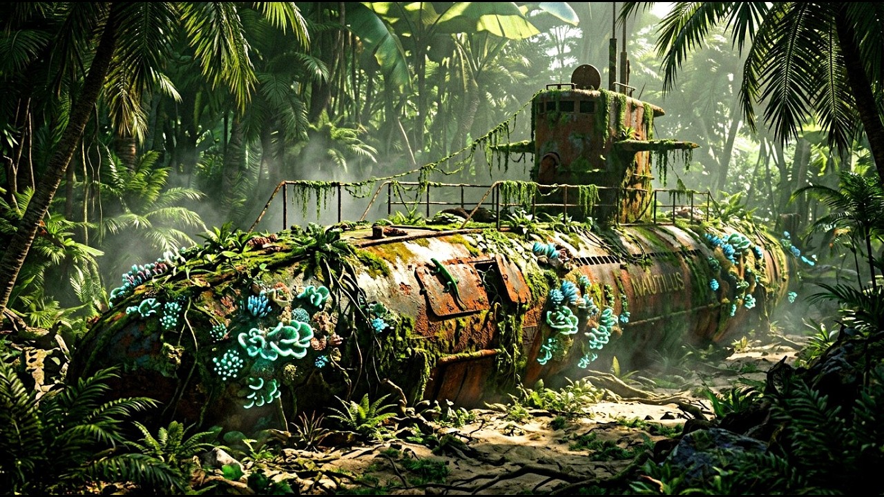 Mysterious Island 🌊 | Atmospheric Ambient Music & Cinematic Alien Landscapes (4K)