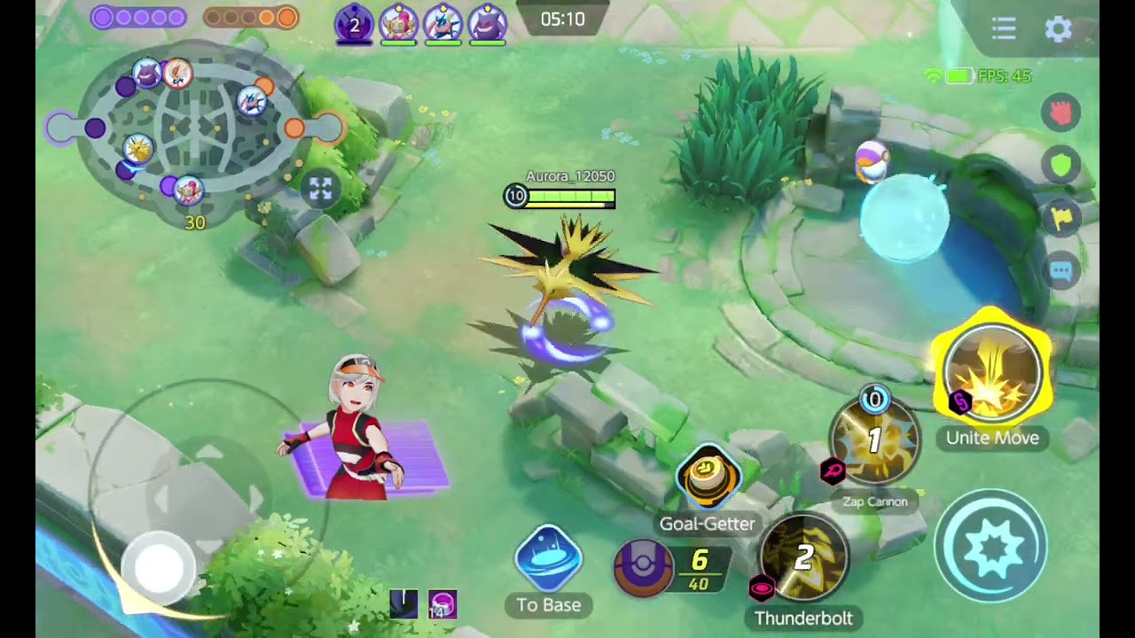 Zapdos gameplay  || Ranked Match - Theia Sky Ruins || #AuroraElysgaming, #PokemonUnite 17032026