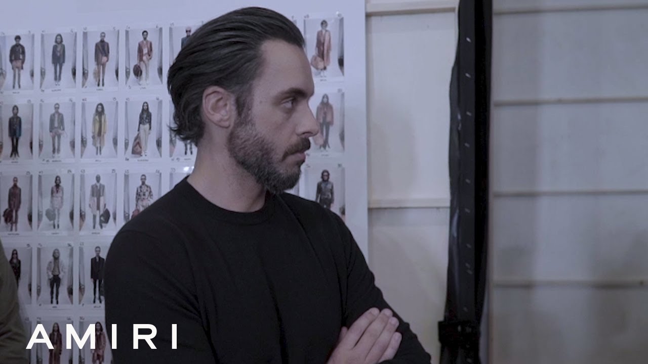Behind the Scenes of the AMIRI Autumn-Winter 2020 Runway Show