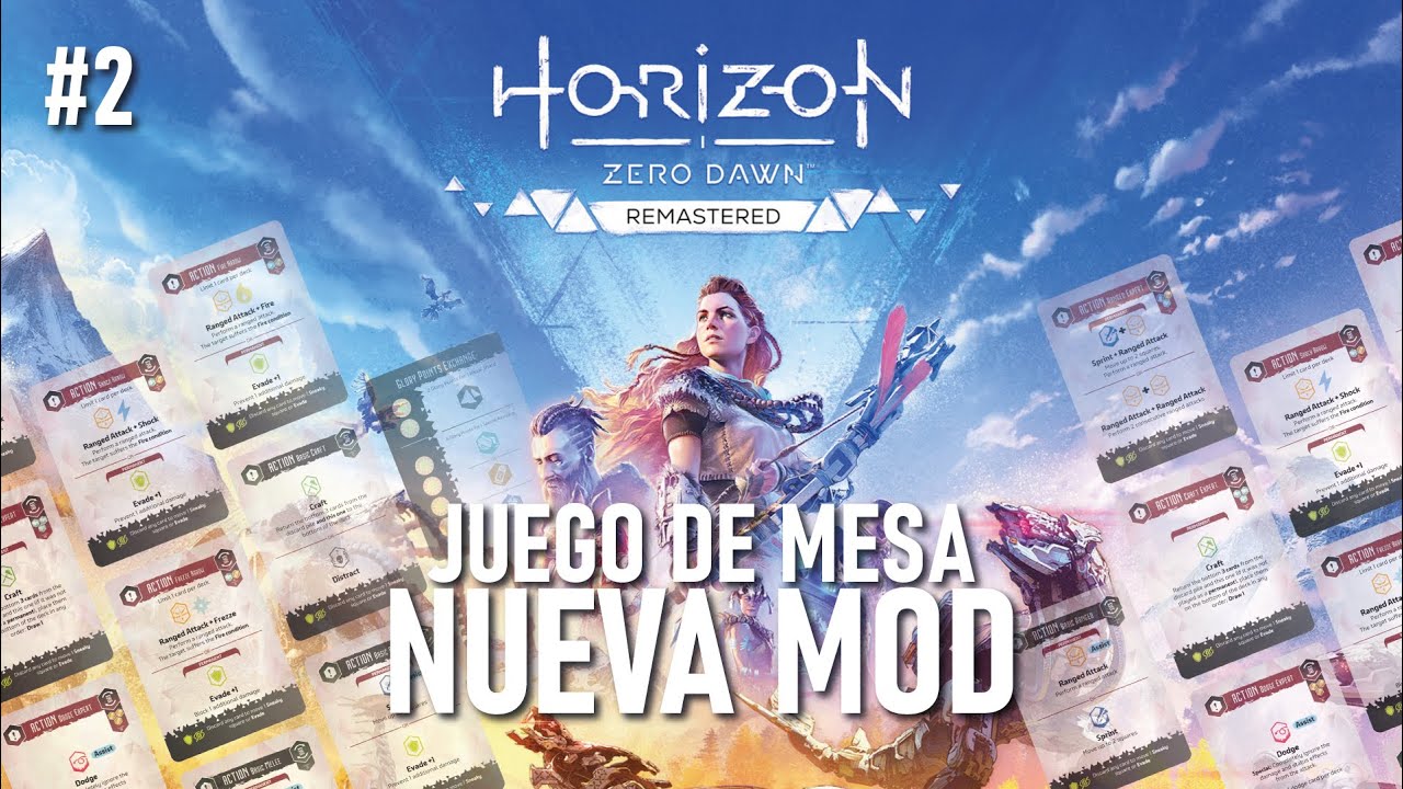 Jugando a Horizon Zero Dawn: The Board Game REMASTERED | Nueva Mod para este juego de mesa #2