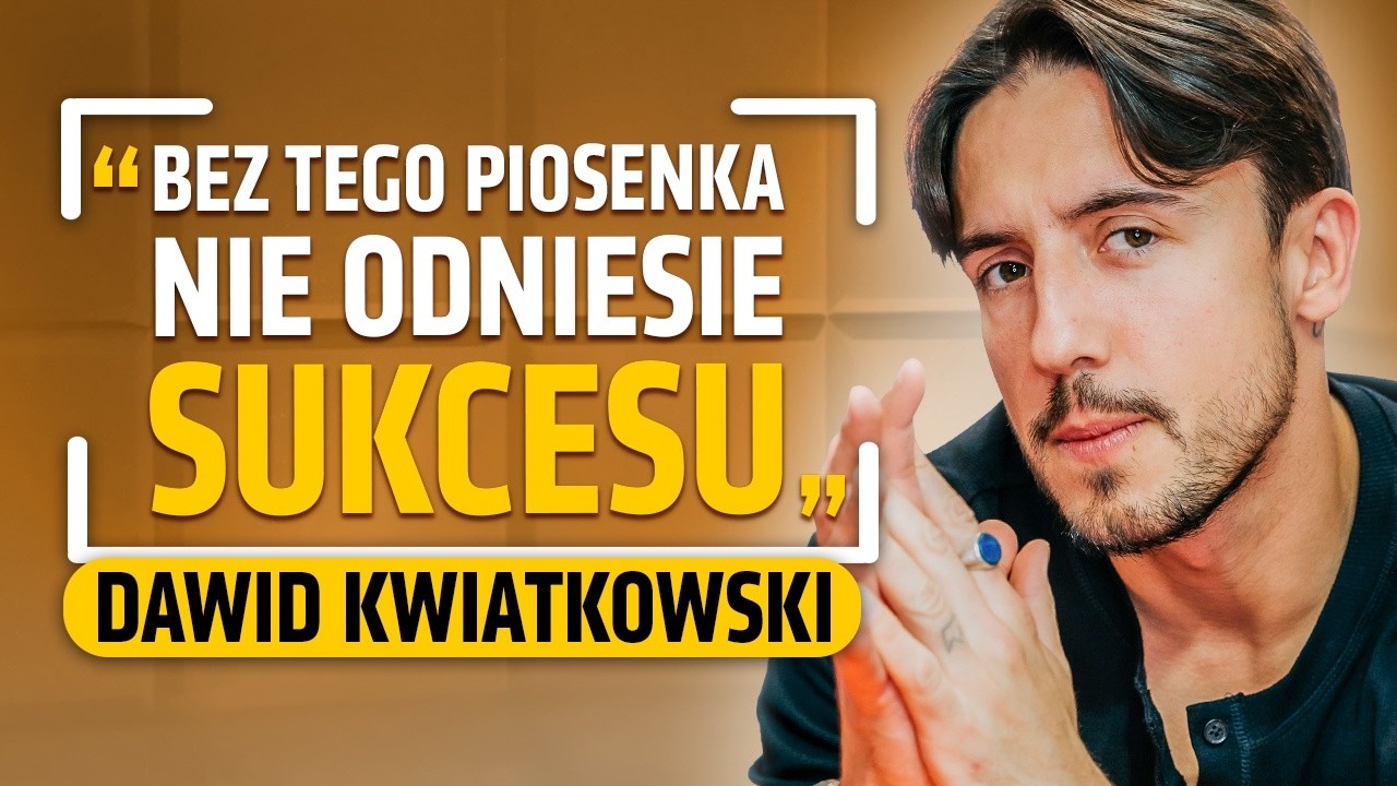 DAWID KWIATKOWSKI Z NOWYM HITEM, MARZENIEM O VIRALU I... ZAROSTEM?!