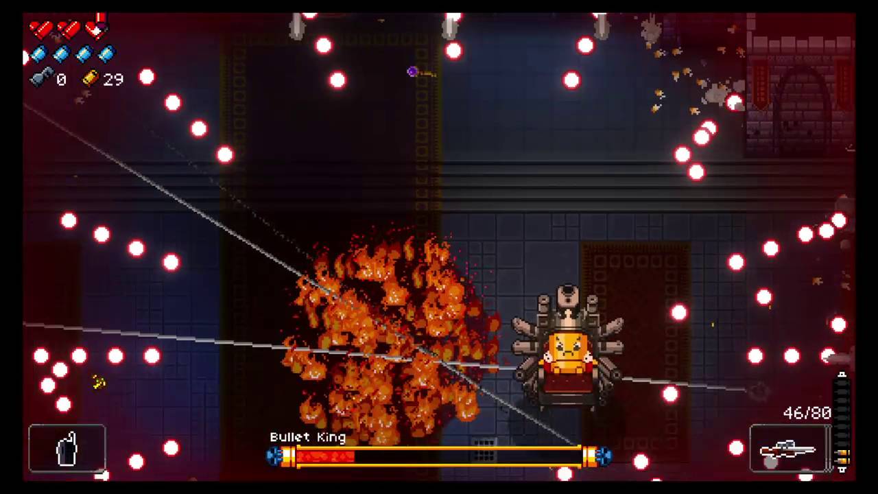 Enter the Gungeon: bulletking bossfight