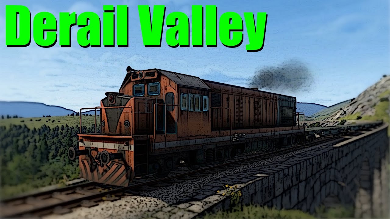 Derail Valley - De6 from the Military base to the Harbour