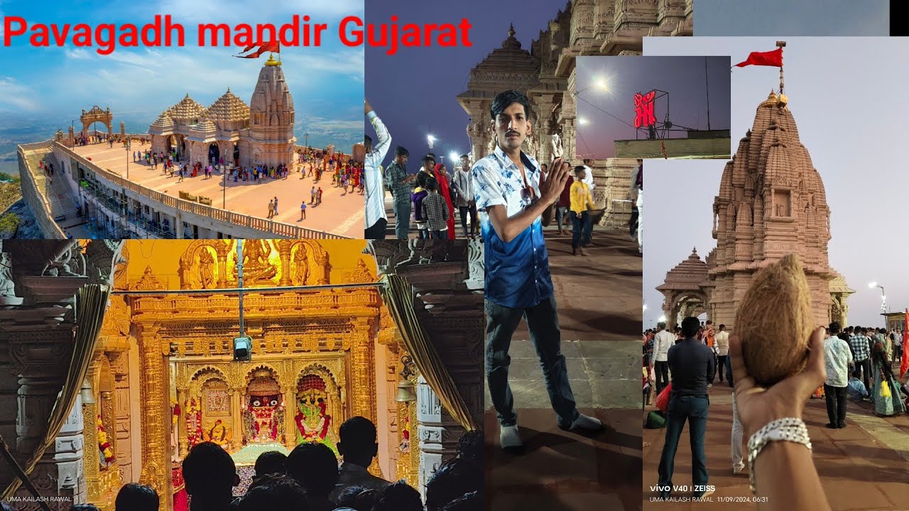 Gujarat Pavagadh Mahakali Mandir Darshan continue part 2 #minivlog #ukmotovlog #pavagadhvlog