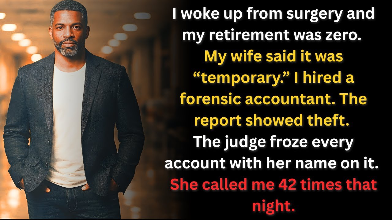 My Wife Emptied My Retirement During Surgery — I Had the Court Freeze All Her Accounts