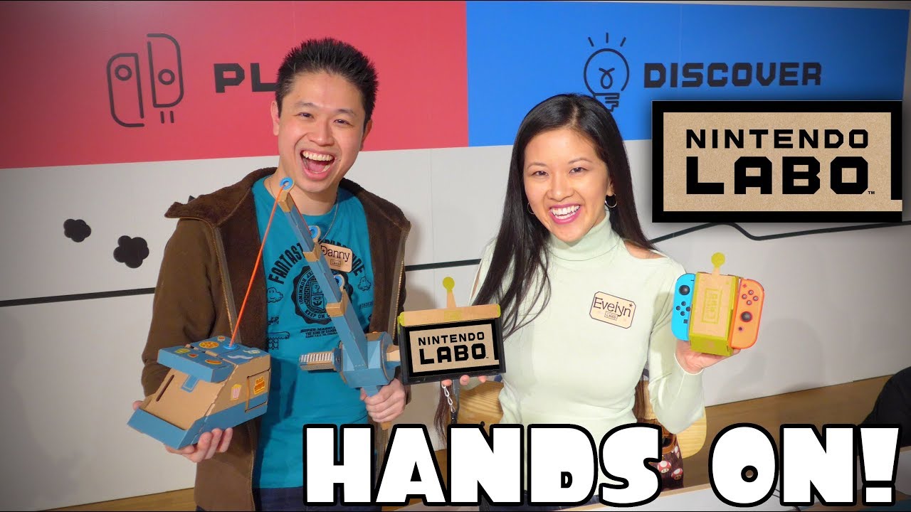 HANDS ON! [NINTENDO LABO] FIRST IN THE WORLD TO [DIY]