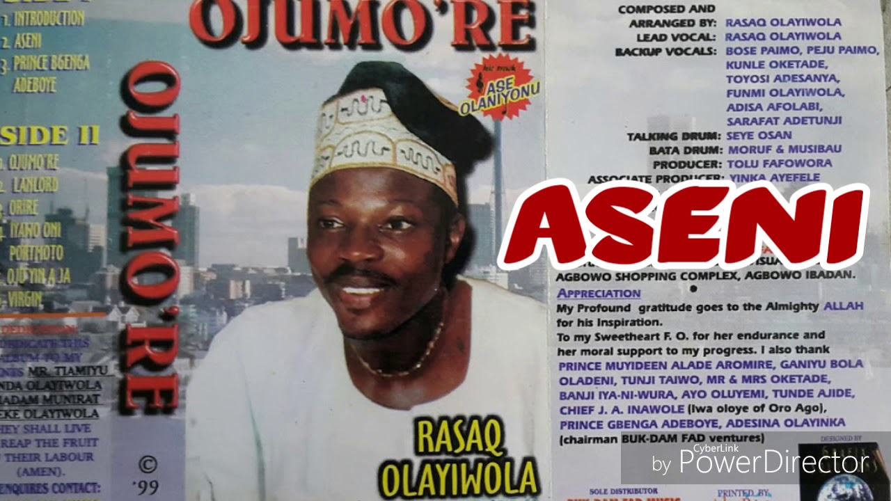ASENI from the Album Ojumo Ire (Audio)