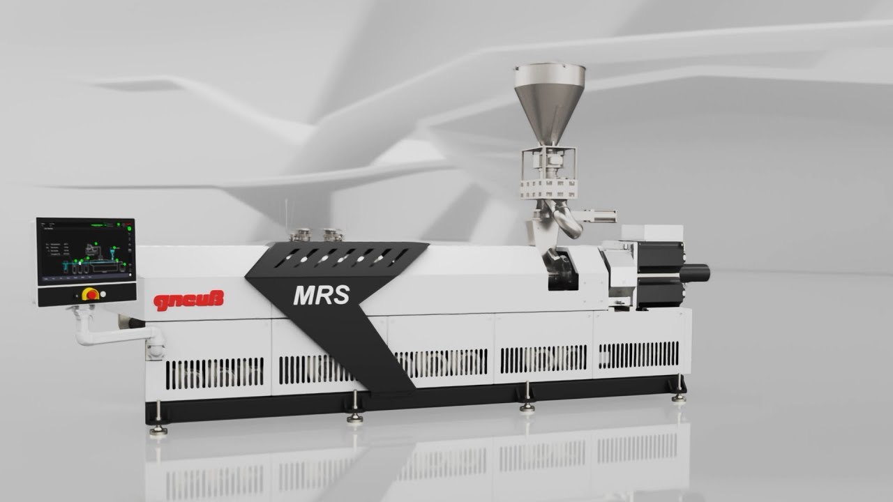 Gneuss Single Screw Extruder MRS for Polymer Processing - Recycling, Degassing and devolatilization