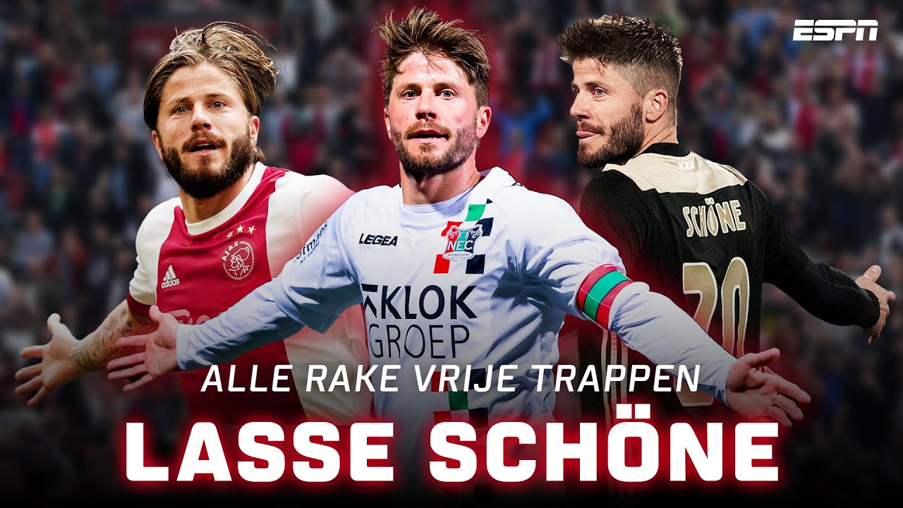 Alle rake VRIJE TRAPPEN van LASSE SCH&Ouml;NE in de Eredivisie (2007 - 2024) ☄️✨
