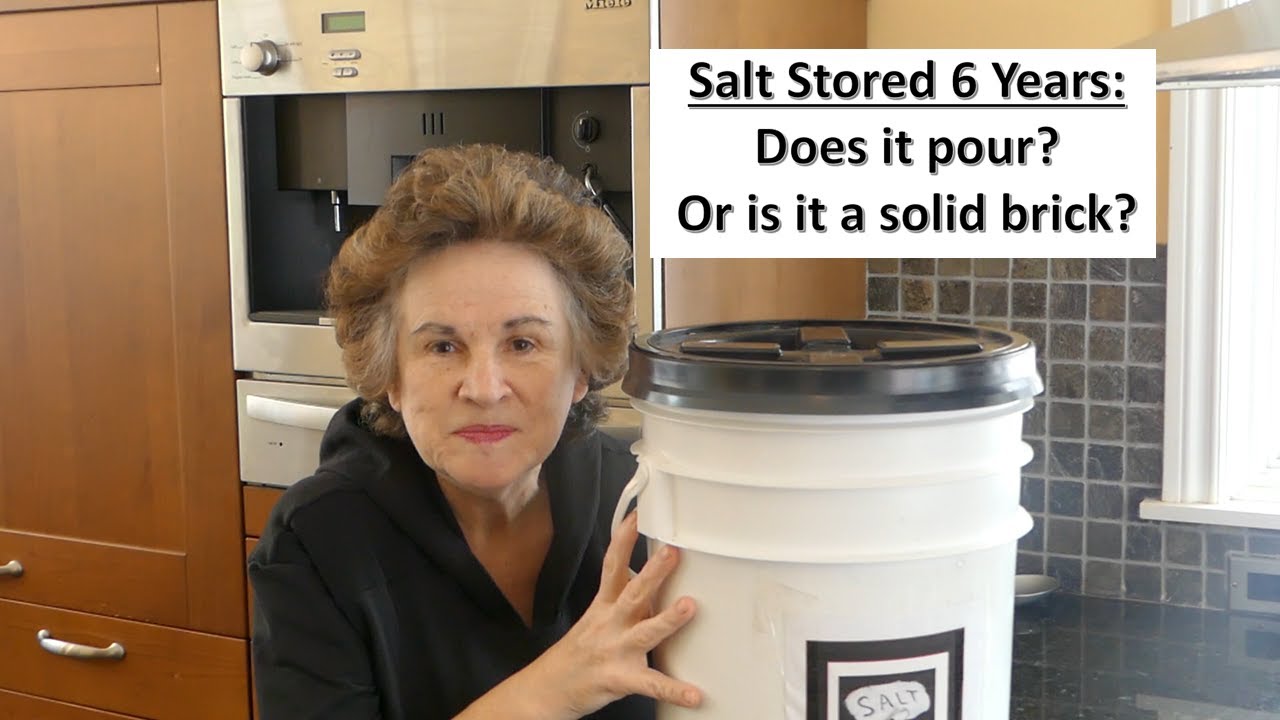 Salt Stored 6 Years: Does it pour or is it a solid brick?