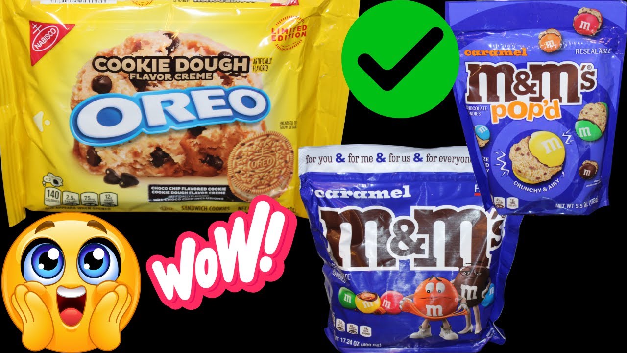 LIMITED EDITION Oreo Cookie Dough & NEW Caramel M&M&rsquo;s Pop&rsquo;d Review