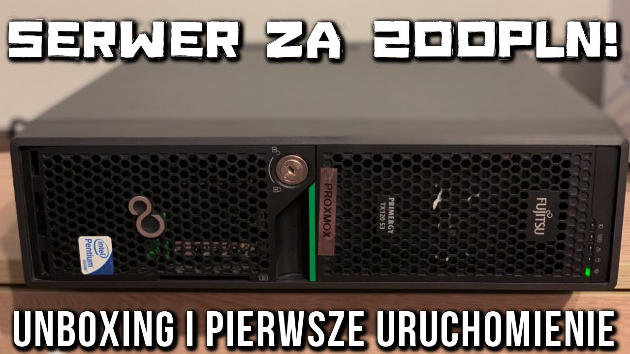 👉🏻 SERWER ZA 200ZŁ!!  | UNBOXING I PIERWSZE URUCHOMIENIE 🛠