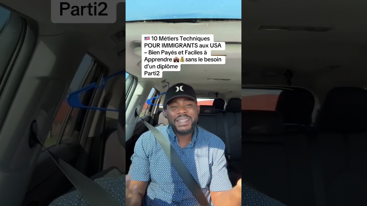 10 Métiers Techniques POUR IMMIGRANTS aux USA – Bien Payés et Faciles à Apprendre  sans le diplôme.