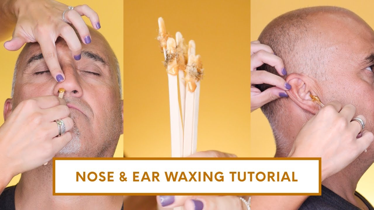Nose and Ear Waxing Tutorial ft. All Purpose Golden Honee Wax Beads