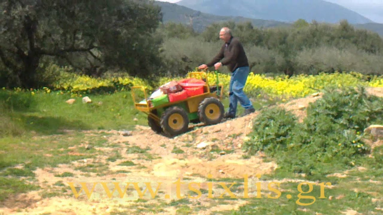 Μεταφορικό καρότσι 4x4 με κινητήρα 6 hp.mkv