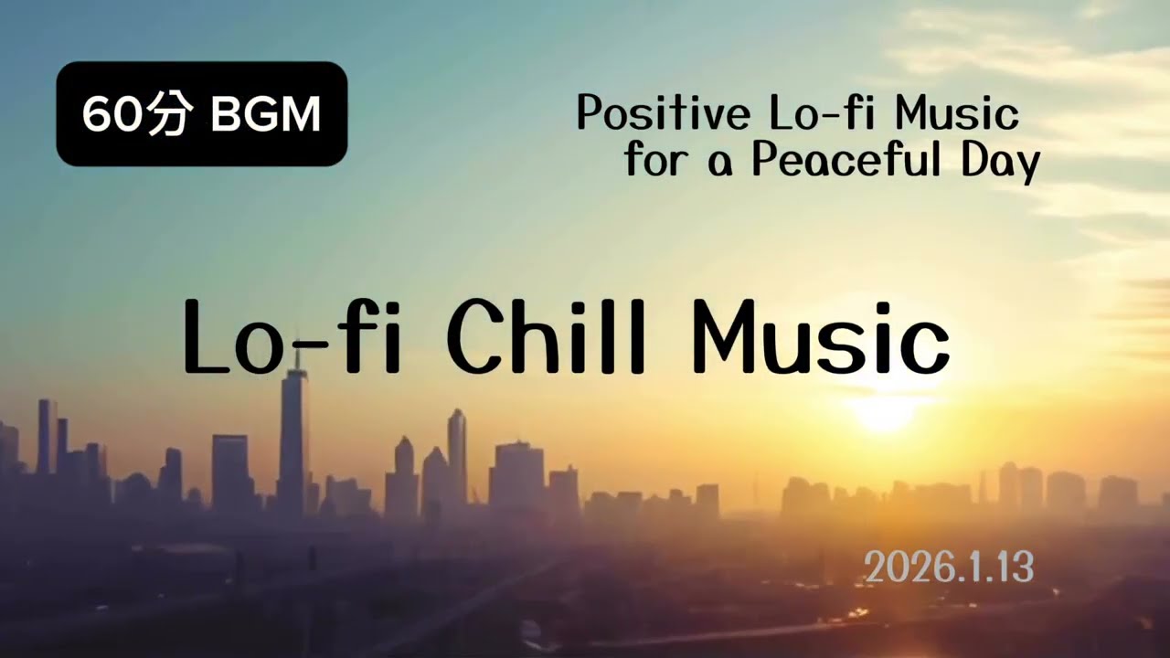 Morning City Lo-fi ☀️ Calm Beats for Focus, Study & Work (1 Hour)