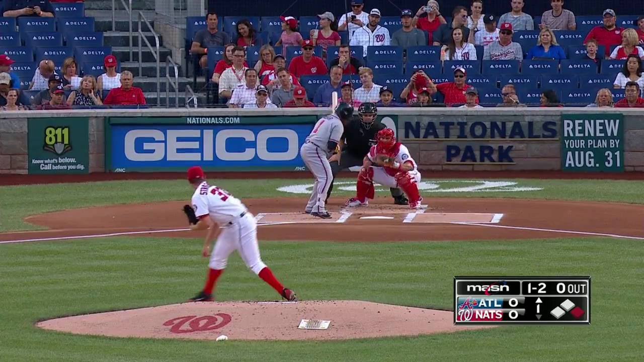 August 12, 2016-Atlanta Braves vs. Washington Nationals