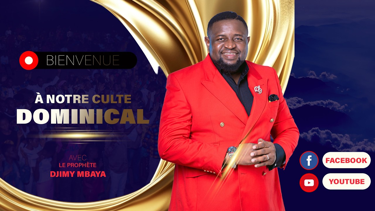MEGA CULTE DOMINICAL // PROPHETE DJIMY MBAYA // DIMANCHE 1 MARS 2026