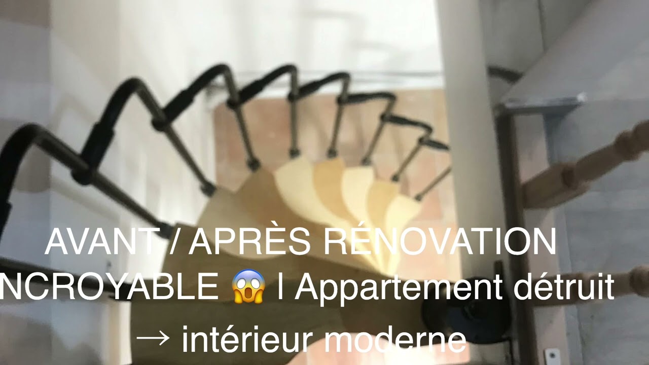 AVANT / APRÈS RÉNOVATION INCROYABLE 😱 | Appartement détruit → intérieur moderne