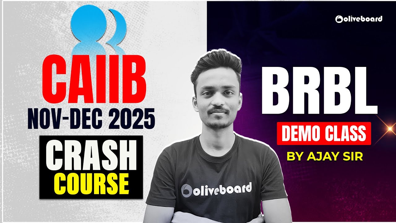 CAIIB BRBL Demo Class | CAIIB Nov-Dec Crash Course 2025 | By Ajay Sir | Oliveboard