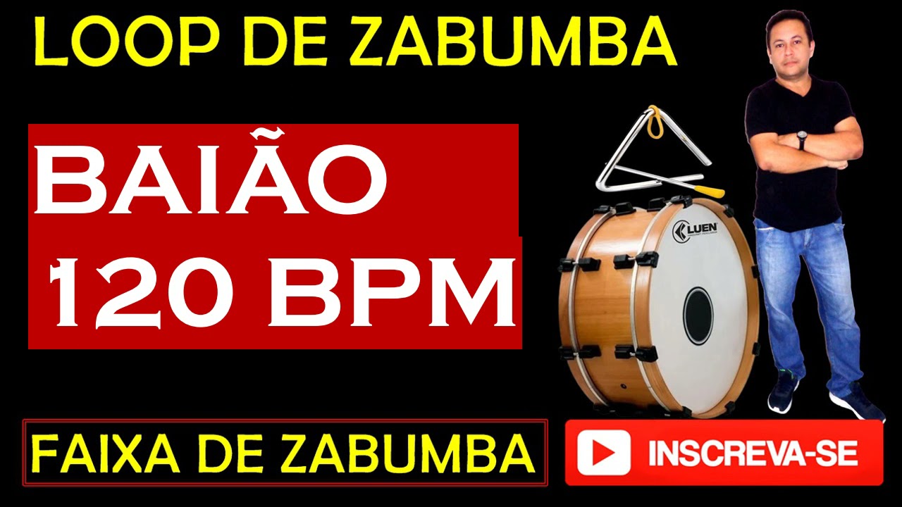LOOP DE BAI&Atilde;O 120 BPM / BASE DE ZABUMBA E TRI&Acirc;NGULO PARA ACOMPANHAMENTO DE FORR&Oacute; BAI&Atilde;O NORDESTINO
