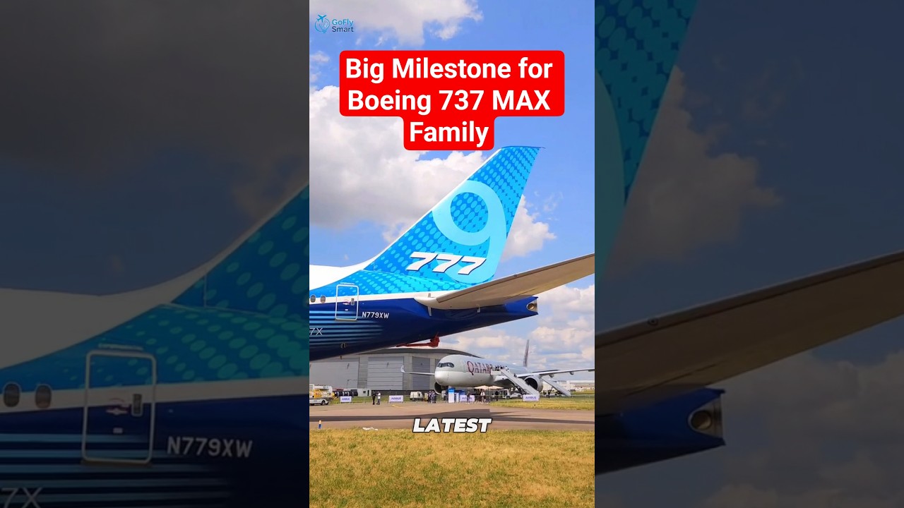 Важная веха для семейства Boeing 737 MAX. #shorts