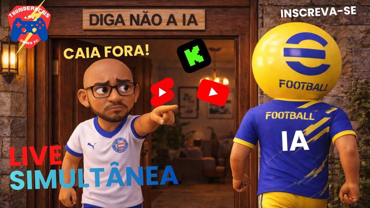 Venham enquanto podem... | LIVE SIMULTANEA | #efootball2026 #rumoaos2k #sejamembro #bbmp #widescreen