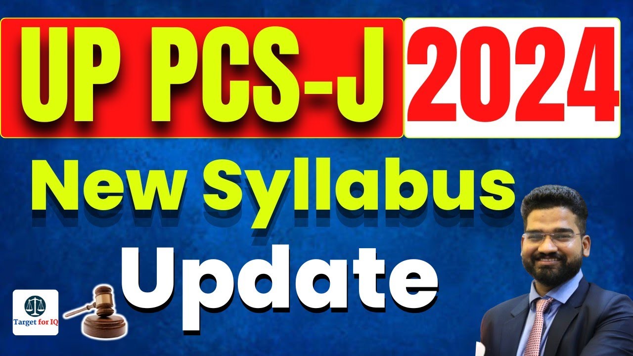 UP PCS-J 2024 Notification News | New Syllabus UPPCS-J 2024 | #targetforiq #uppcsj2024