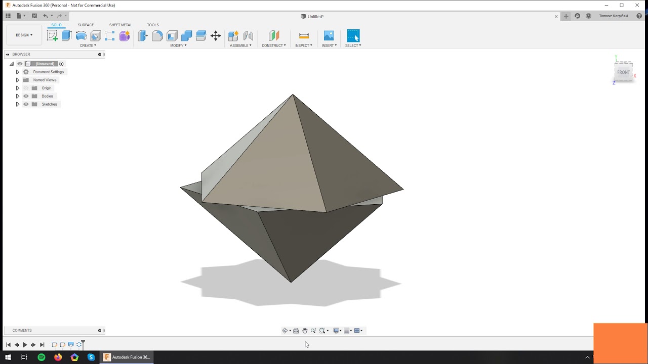 d10 (d% or d100) dice in Fusion 360