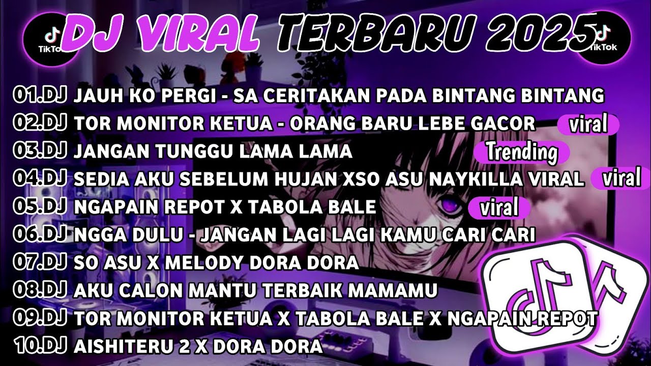 DJ TIKTOK TERBARU 2025🎵DJ JAUH KO PERGI - SA CERITAKAN PADA BINGANG🎵DJ TOR MONITOR KETUA - ORANG 