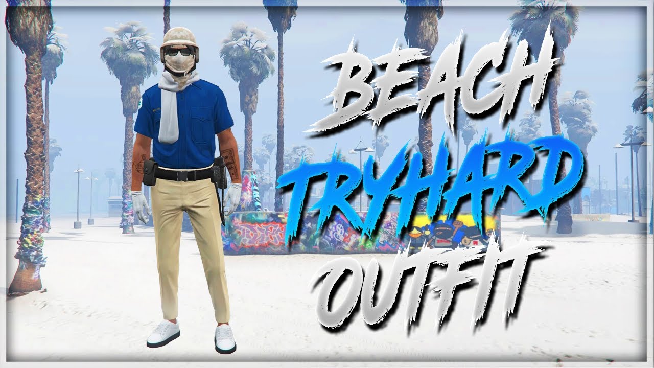 *BEST* Beach/BasE War Tryhard Modded Outfit  Using Clothing Glitches | GTA 5 Online 1.42