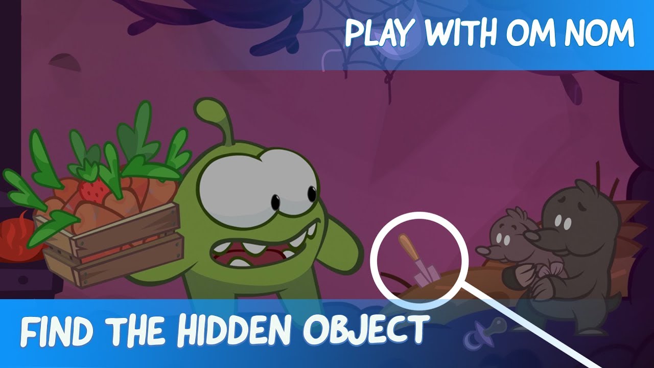 Найди Скрытый Предмет - Приключения Ам Няма: Фермер (Cut the Rope)