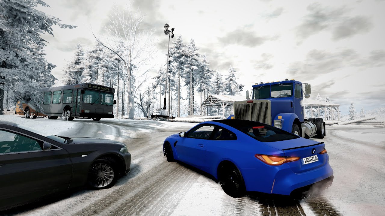 Car and Truck Crashes #01 - BeamNG Drive/4K 60FPS/