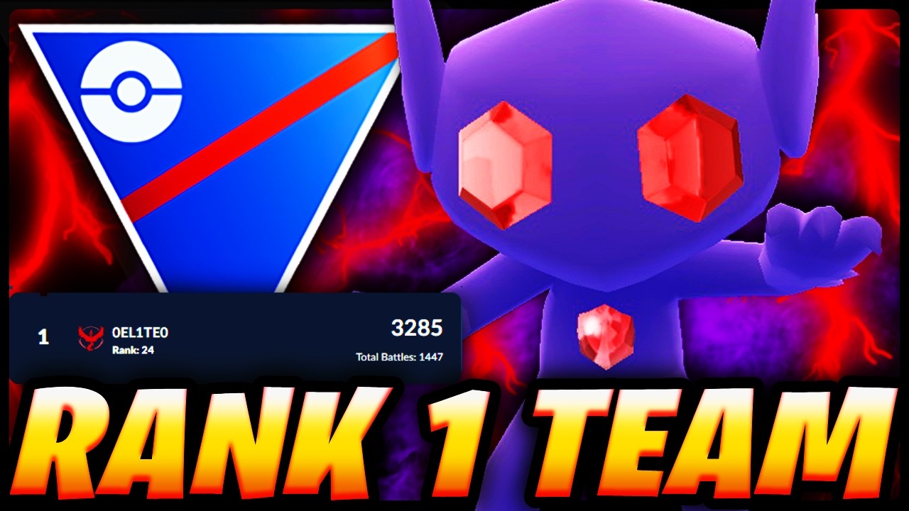 This team hit RANK 1 Worldwide TWICE! Can *SHADOW* SABLEYE guide me to LEGEND in the Great League