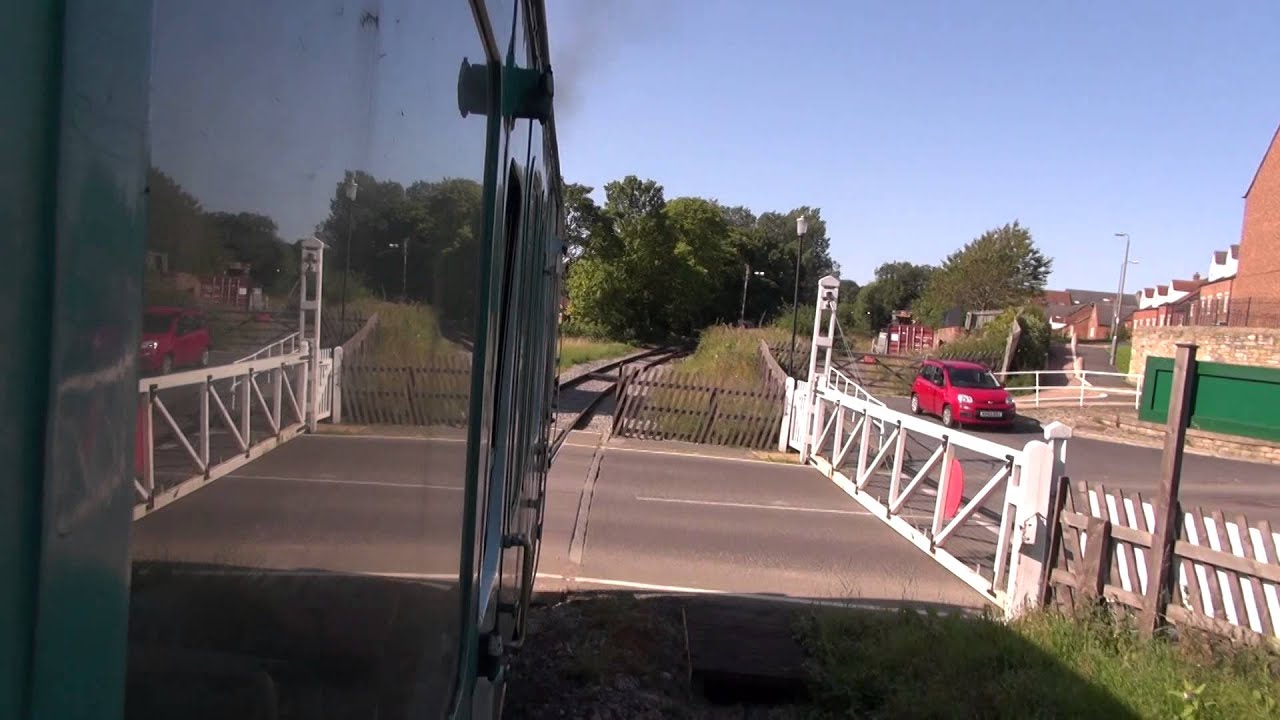 Ridding 121032 on the Wensleydale Railway