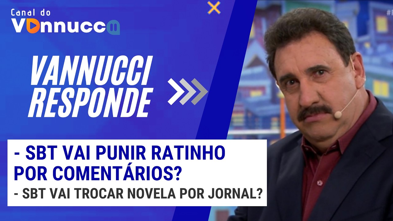 SBT VAI PUNIR RATINHO POR COMENTÁRIOS? - VANNUCCI RESPONDE