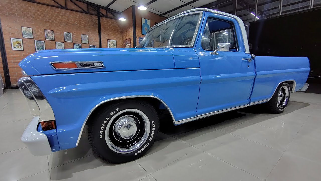 Ford F100 V8 1972 disponível para venda no site www.hotv8.com.br