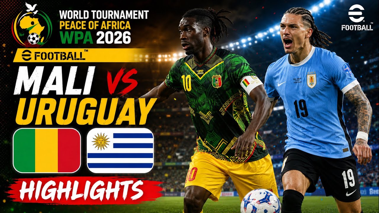 Mali vs Uruguay  africa vs the world tournament 