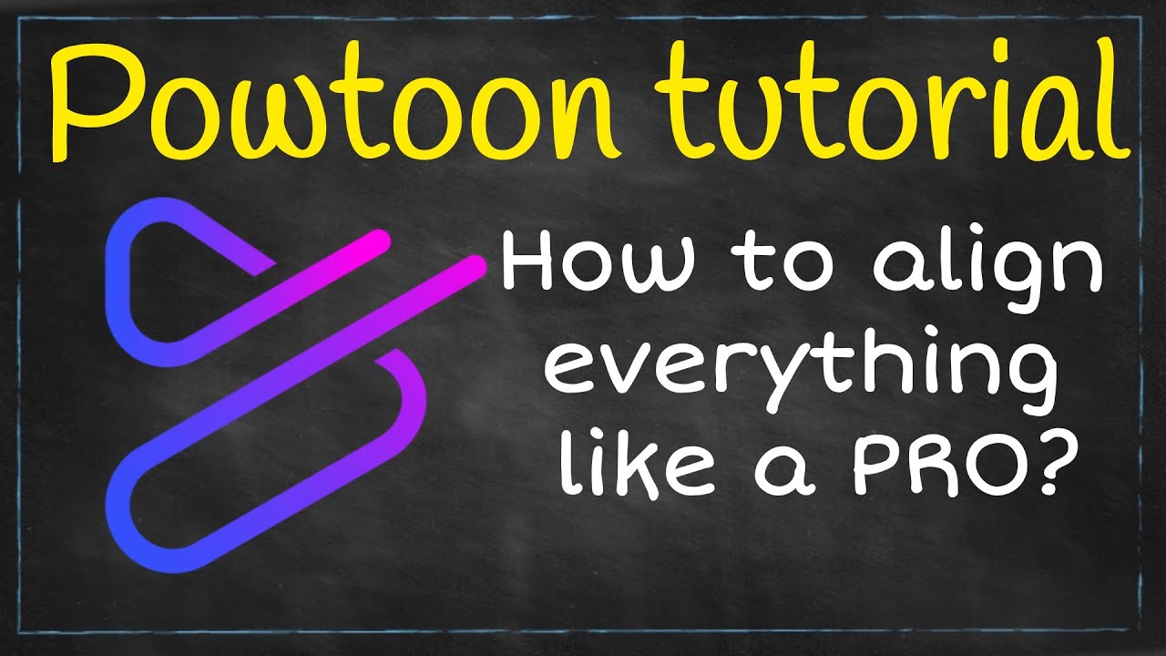 How to align objects like a PRO using Powtoon?