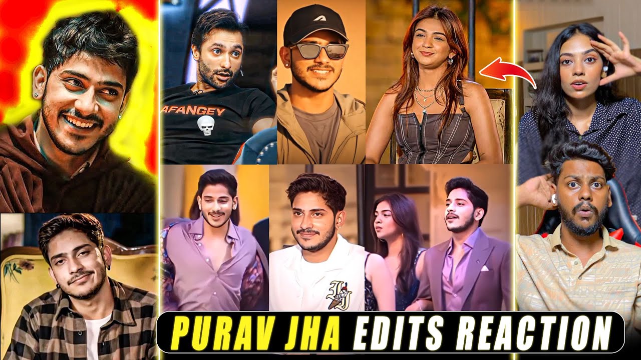 Reaction on Purav Jha Attitude Edits 🔥 | Purav and Apoorva Moments 😱🔥