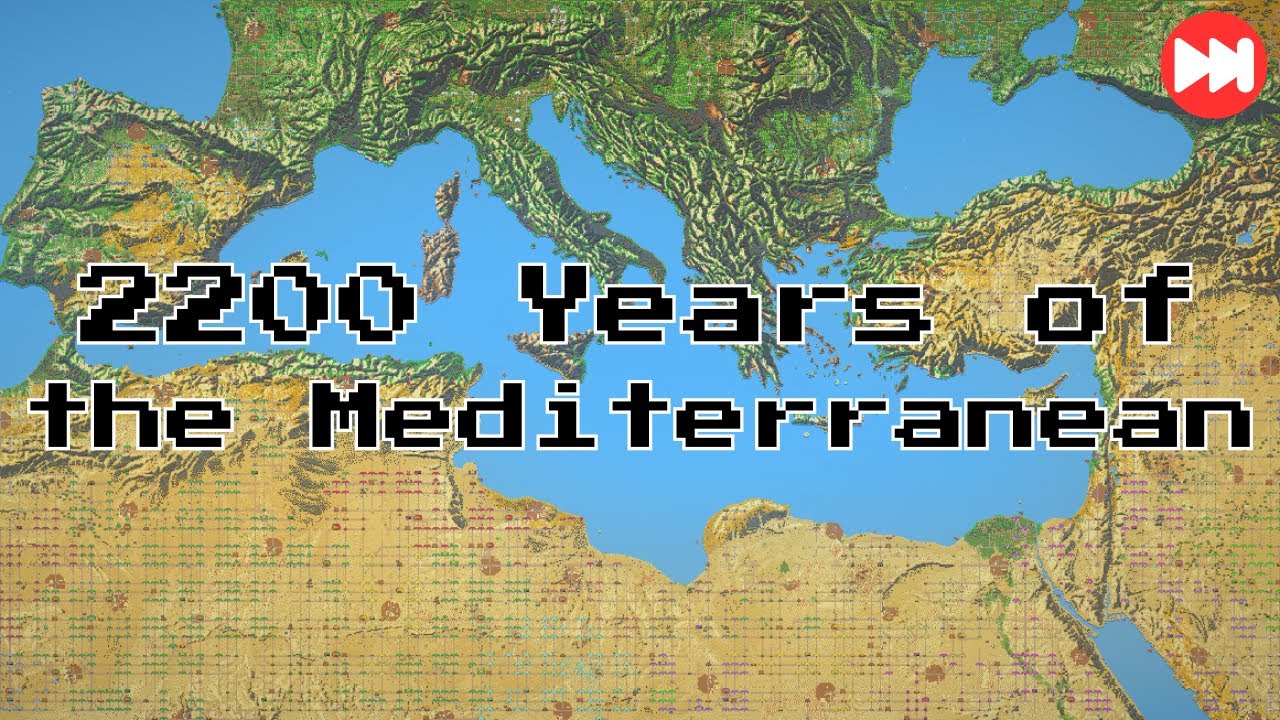 2200 Years of the Mediterranean | WorldBox Timelapse