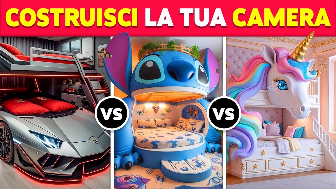 Preferiresti...? Costruisci la Camera da Letto dei tuoi Sogni 🛏️😍🌈
