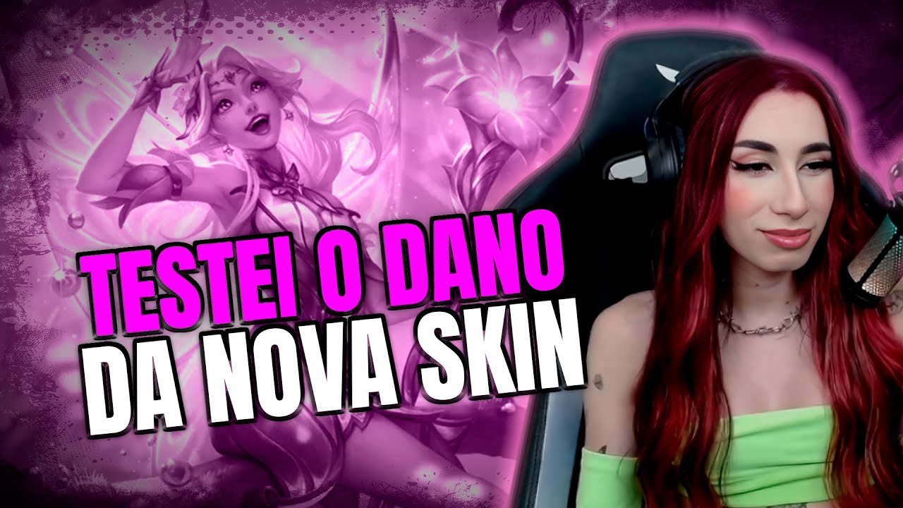 JOGUEI COM A NOVA SKIN DA LUX E SERVI HORRORES | Veggie