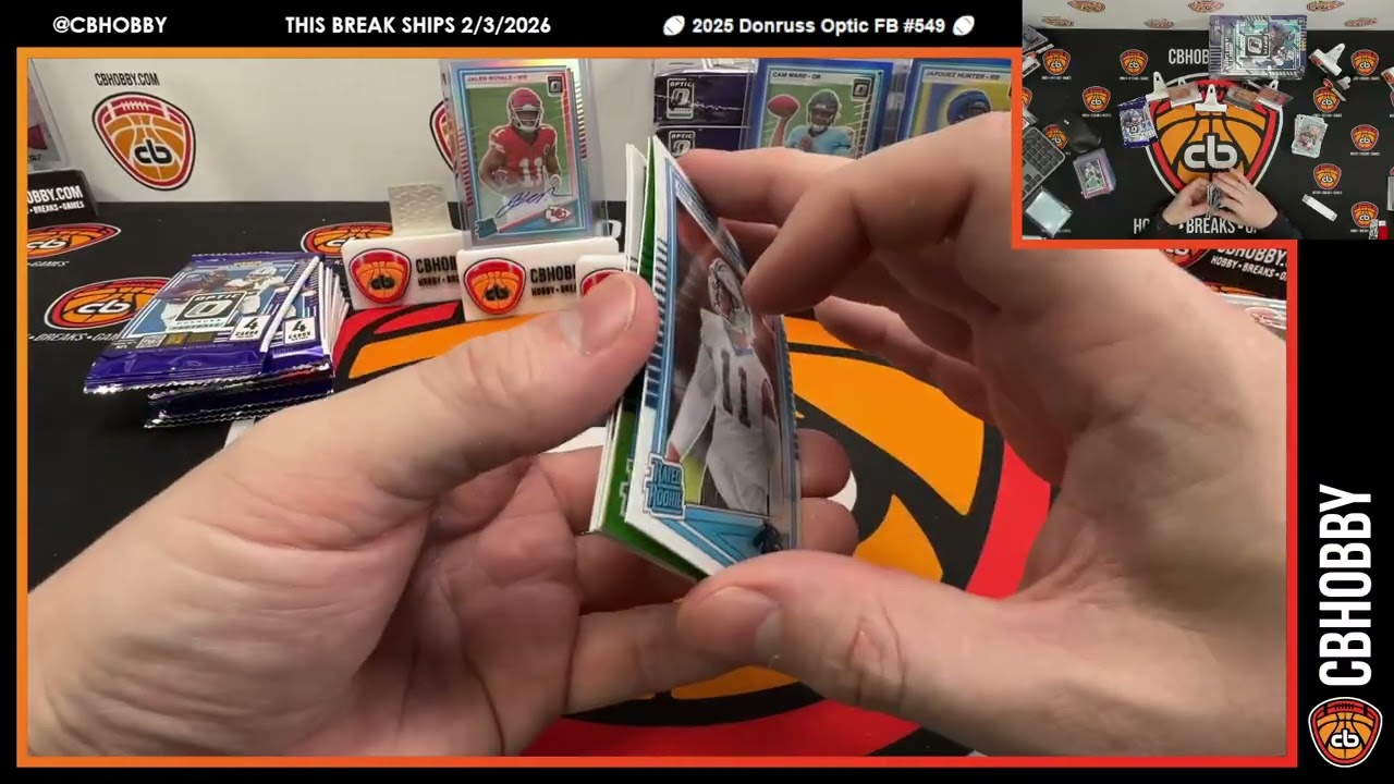 🏈 2025 Donruss Optic FB #549 🏈