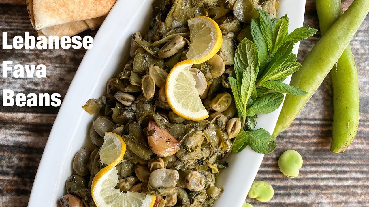 Lebanese Ful Akhdar Sautéed Fava Beans