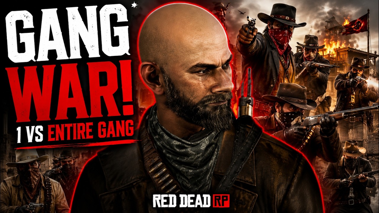 Johnson Goes To War With A Redm Gang(RED DEAD RP)