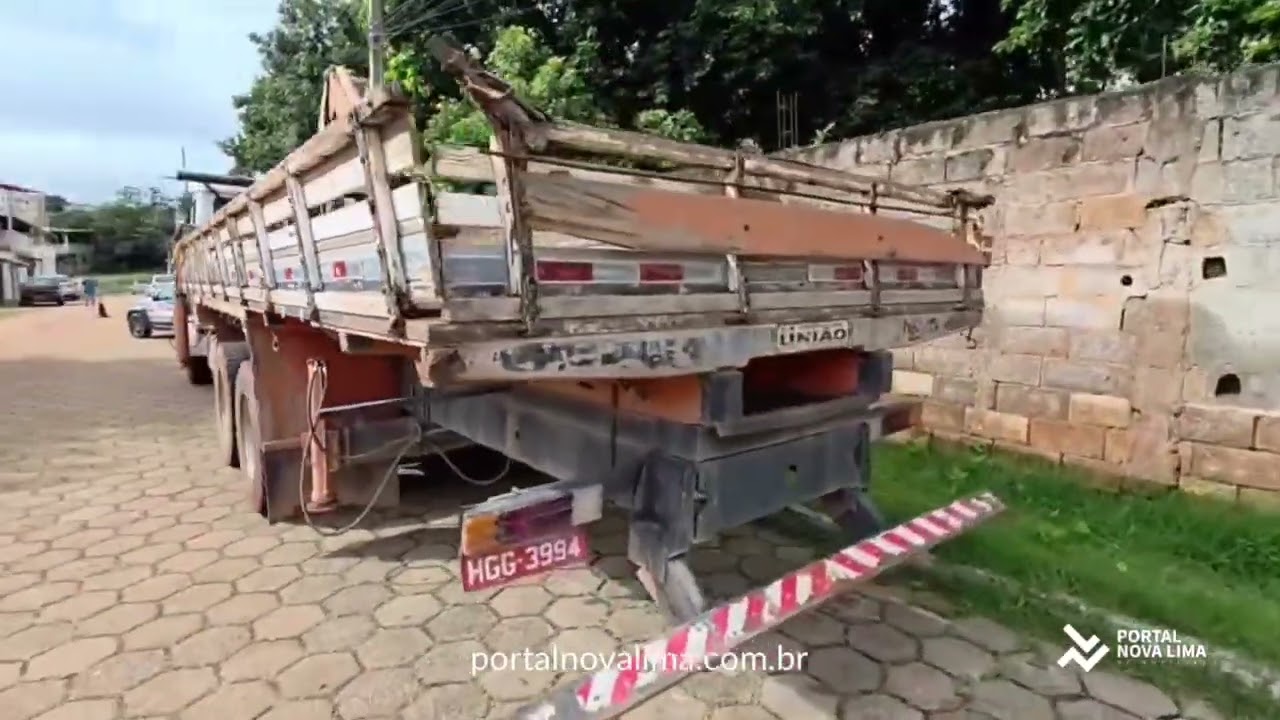 PM recupera caminhão furtado em obra no Alphaville 