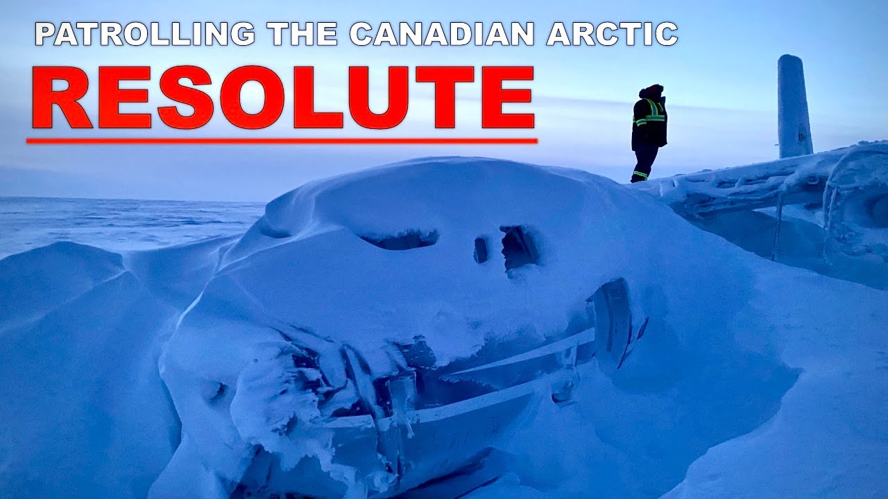One month in Resolute, arctic snowmobile Patrols, Polar night and extreme temperatures.