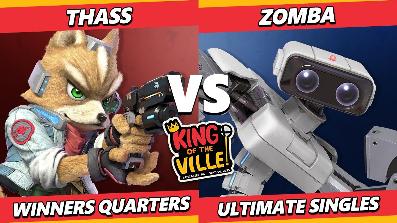 King of the Ville 2025 - Thass (Fox) Vs. Zomba (ROB) Smash Ultimate - SSBU